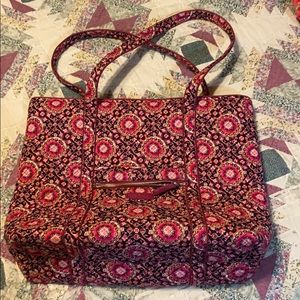 Vera Bradley Raspberry Medallion Large Tote